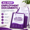 All Staff Employment Document Cover All Staff Employment Documents