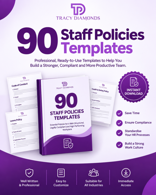 90 staff policy template product cover 90 Staff Policies Templates